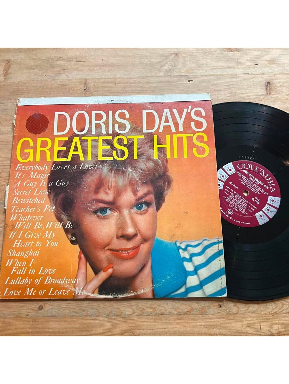 Doris Day - Doris Day's Greatest Hits 33rpm VG+ VR22